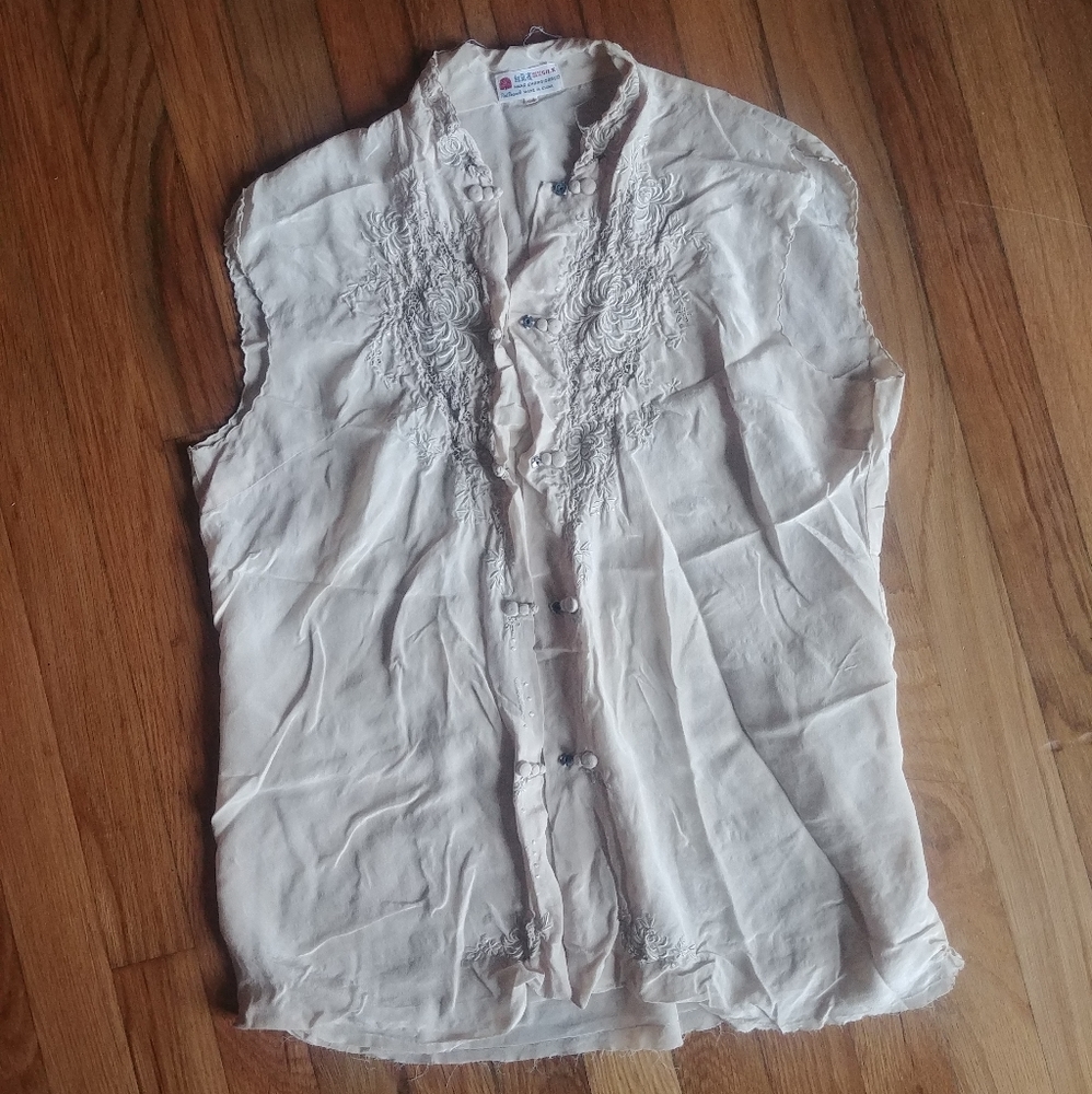 Chinese silk blouse